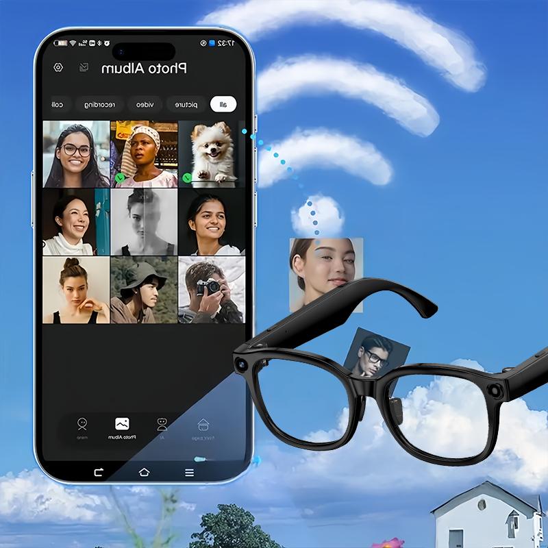 Smart AI Camera Glasses