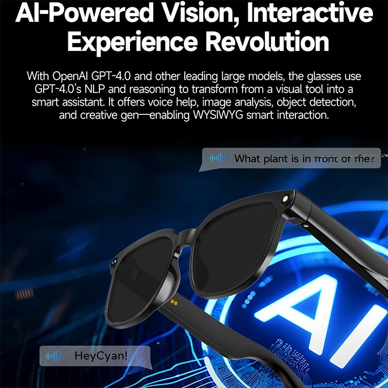 Smart AI Camera Glasses
